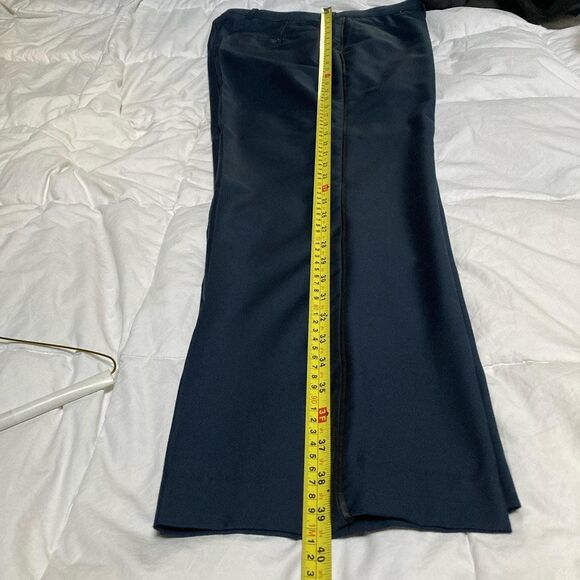 Vintage Men's Navy Tuxedo with Black Shawl Collar and Trim 34x28 / 42R Size M - Picture 5 of 9